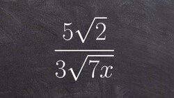 Rationalize the denominator with a radical in numerator and denominator Instructional Video