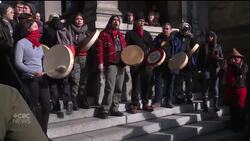 Anti-pipeline protests grow, disrupt B.C. legislature News Clip