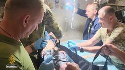Ukrainian army medics fight to save lives near front line News Clip