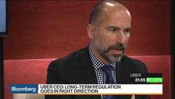 Uber CEO Says Startups Need Lighter Regulations Than Big Tech News Clip