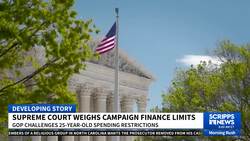 GOP-backed case could overturn longstanding political party spending restrictions News Clip