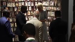 RWANDA: The Prince of Wales and Duchess of Cornwall heard about atrocities, including the murder of children, which were committed during the Rwandan genocide as they toured the Kigali Genocide Memorial News Clip