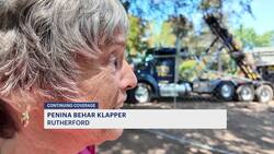 Shabbat service held outside fire-ravaged Beth El synagogue in Rutherford News Clip