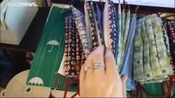 Watch: Meet the Romanian making face masks in a bid to stop spread of COVID-19 News Clip