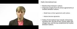 What is public and private international law? Instructional Video