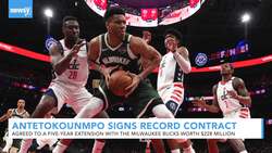 NBA's Antetokounmpo Signs $228M Extension With Milwaukee News Clip