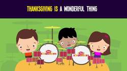 Thanksgiving Is a Wonderful Thing Song for Kids | Thanksgiving Songs for Children | The Kiboomers Instructional Video