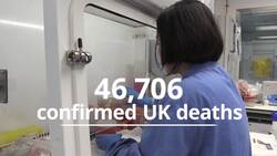 Coronavirus in numbers: UK deaths rise to 46,706 News Clip