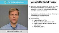 Contestable Market Theory Instructional Video