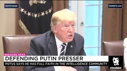 Trump Backtracks, Says He Believes U.S. Intelligence on Russia Election Meddling News Clip