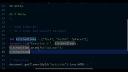 JavaScript Mastery from Zero to Hero - Prepare for Coding Interviews - Modifying Arrays and Pop in JavaScript Instructional Video