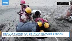 Over Dozen Dead In India As Glacier Breaks, Causes Flood News Clip