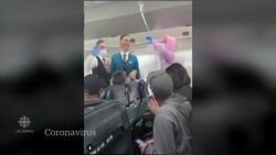 Man apologizes for coronavirus prank that forced flight back to Toronto News Clip