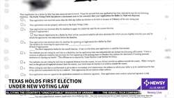 Texas Holding First Election Since Adoption Of New Election Law News Clip