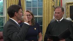Esper sworn in as new secretary of defense Instructional Video