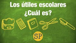 School Supplies in Spanish | Spanish Word Games | Guess the Spanish Word 1 Instructional Video