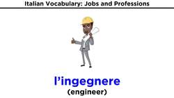 Italian Vocabulary: Professions Instructional Video