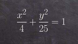 Learn how to graph an ellipse Instructional Video