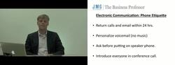 Phone Etiquette in Organization Instructional Video