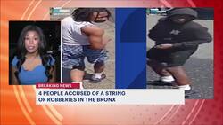 Police: 4 people wanted in connection with string of robberies in The Bronx News Clip