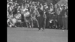 Jack Burke wins 1956 Masters Tournament golf championship, with amateur Ken Venturi finishing only one stroke behind News Clip