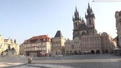 CLEAN : Prague becomes ghost town as anti-virus measures kick in News Clip