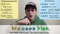 How to say, "you seem cool" in Spanish (Día 28) Instructional Video