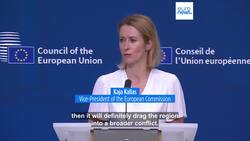 US action against Iran would fuel 'broader conflict' in the Middle East, Kallas warns News Clip