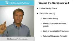 Piercing the Corporate Veil Instructional Video