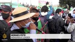 Indigenous Colombians protest to demand end to drug violence News Clip
