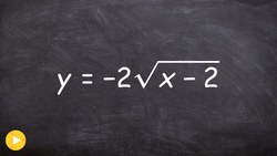 How to graph the equation of a square root Instructional Video