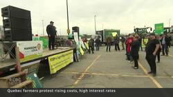 Quebec farmers protest, block roads over cost of business News Clip