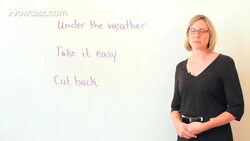 How to Use American Slang to Talk about Health Instructional Video