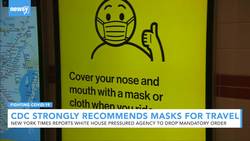 CDC Recommends Mask Wearing For All Public, Commercial Transportation News Clip
