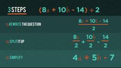 MATHS - Algebra - Dividing Polynomials with Monomials Instructional Video