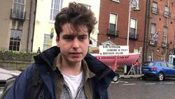 Extinction Rebellion protest outside Sinn Fein headquarters News Clip