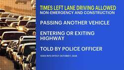 New Connecticut law seeks to crack down on 'left lane campers' News Clip