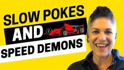 IELTS Vocab: Slow Pokes and Speed Demons - IELTS Energy Podcast 1214 Instructional Video