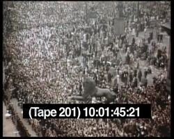 RESEARCH IMW Coronation George VI in colour Stock Footage