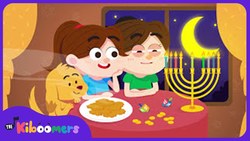 Light the Candles Bright | Hanukkah Song for Kids | Chanukah Song | The Kiboomers Instructional Video