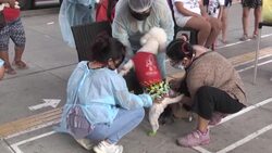 CLEAN : Peruvians donate hair to clean up oil spill News Clip