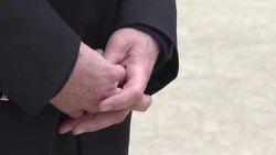 CLEAN : Bells of Notre-Dame cathdral ring in solidarity with Ukraine News Clip