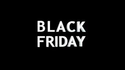 Black friday 3D Text Animation render illustration Stock Footage