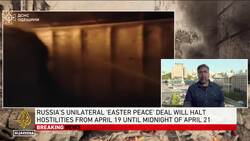 Russia’s Putin declares unilateral Easter ceasefire in Ukraine conflict News Clip