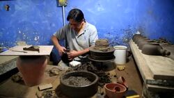 CLEAN : Talavera pottery a Mexican and Spanish pottery tradition listed by UNESCO News Clip