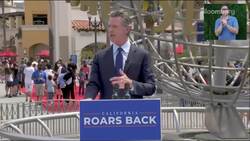 California Governor Newsom Celebrates State Reopening News Clip