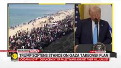 Trump softens stance on Gaza takeover plan News Clip