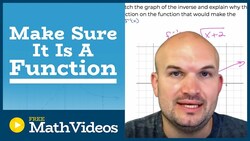 Graph Inverse Function by adding restrictions Instructional Video