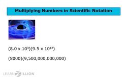 Multiplying Numbers in Scientific Notation Instructional Video