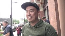 Vox pop from outside St Pancras International Station News Clip